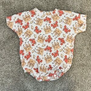 Castle and Crab Bubble Romper